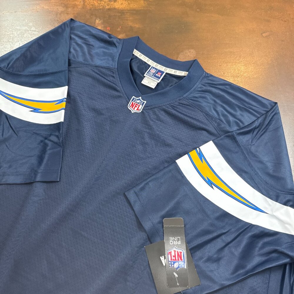 Proline NFL San Diego Chargers Football Blank Rep Jersey Game Wear Big & Tall